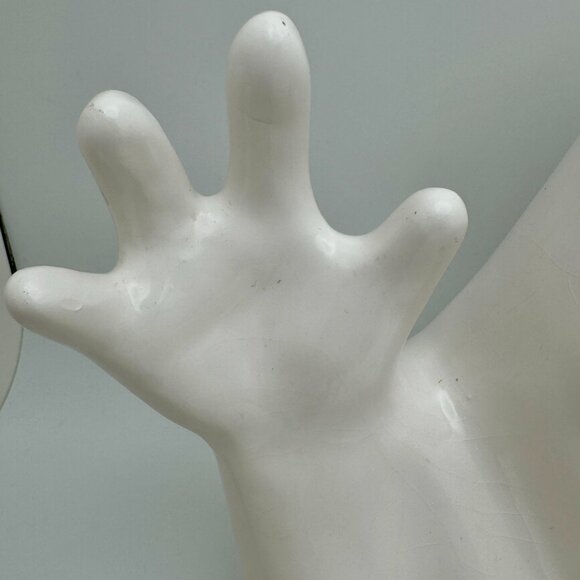 Vintage 1992 NCE Ceramic Ghost Candy Dish With Light-Up Eyes Sound - Picture 16 of 16